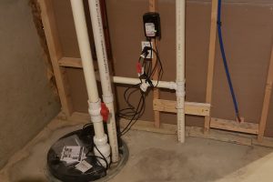 Totally Plumbing - Rough and finished plumbing installation including ejector tank for half bathroom in a finished basement - Jackson, New Jersey – December 2019