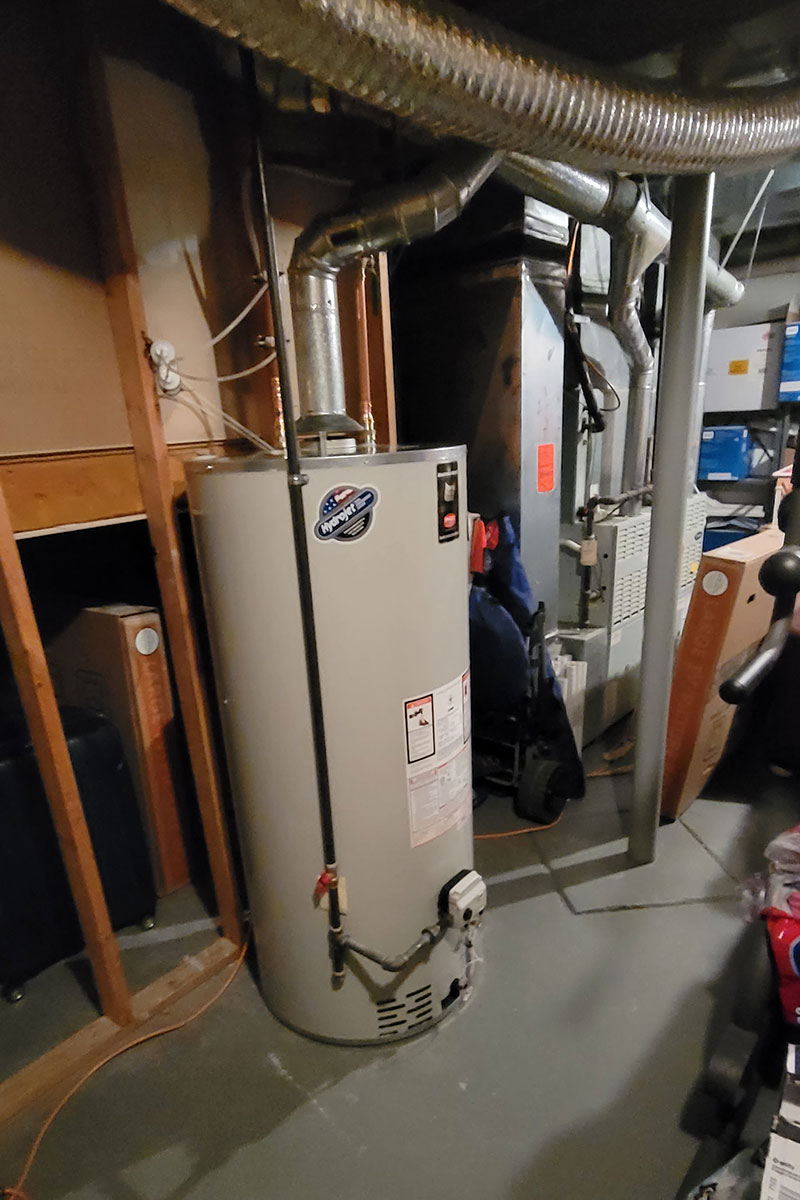 Totally Plumbing - Direct vent gas water heater installation - Moorestown, New Jersey – July 2022